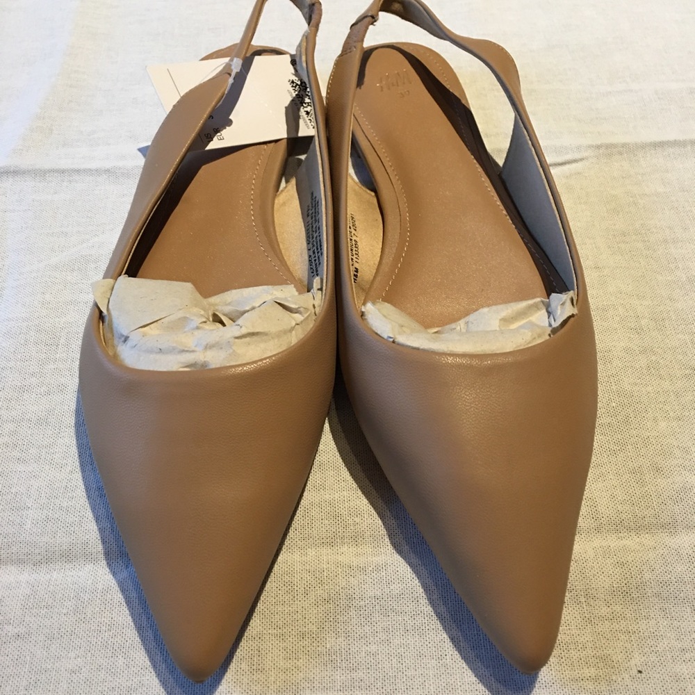Sling back mules